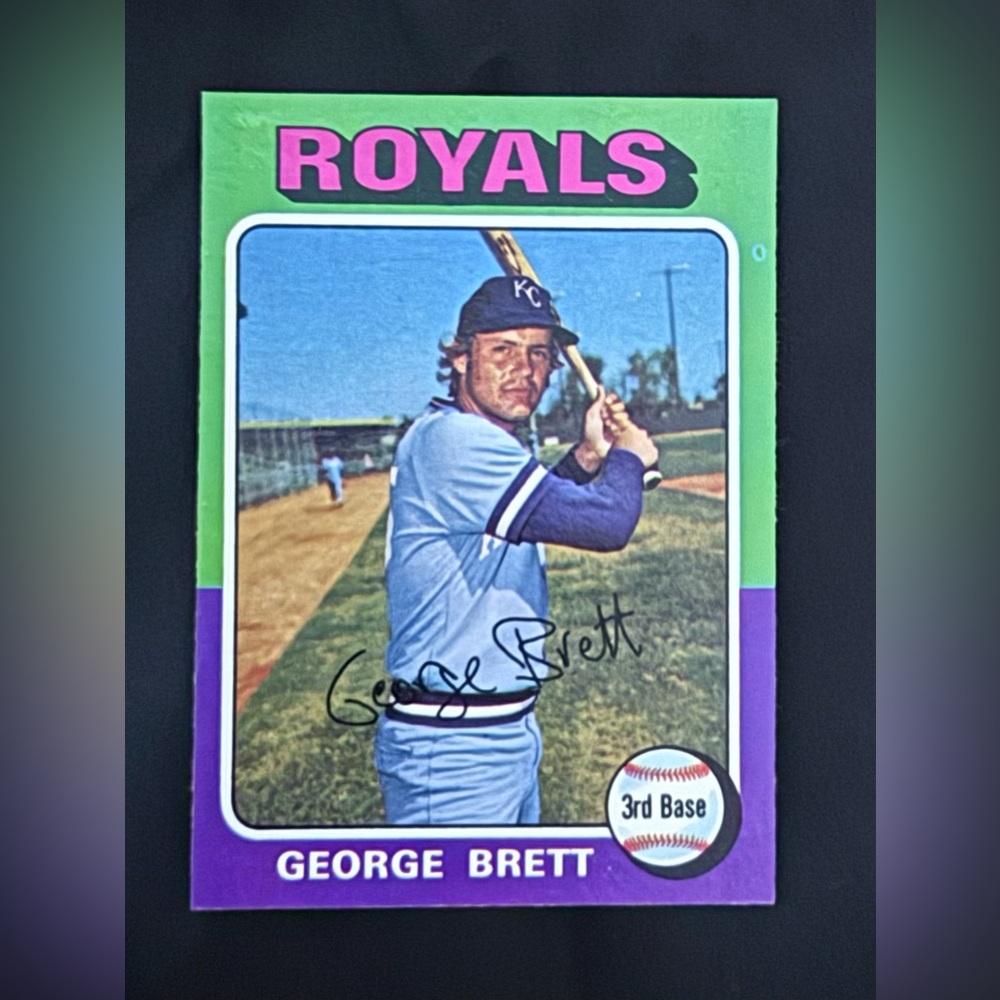 Rare George Brett [Bronze] 1975 Topps #228 Rookie Baseball Card, $150K Value